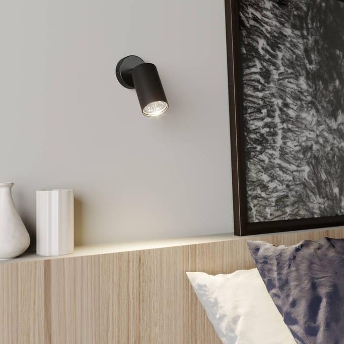 Nowodvorski Lighting Wandspot Eye Spot 1-lamp, zwart
