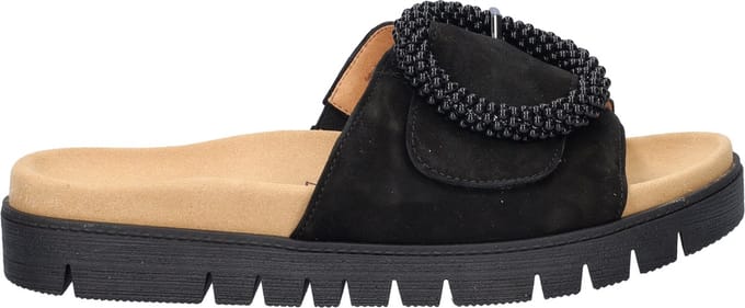 Gabor Sandalen zwart Suede - Dames - Maat 40