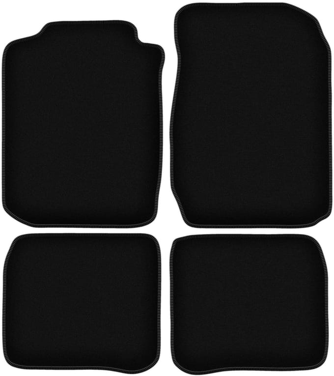 BASIC zwarte veloursmatten voor: Toyota Corolla E11 hatchback (1997-2001)