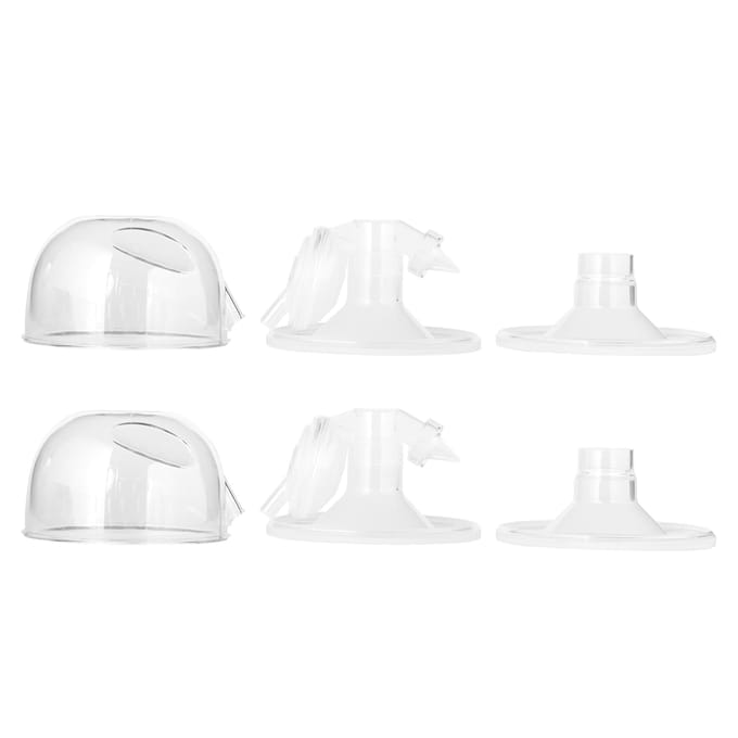 Legendairy Milk, Coquilles de tire-lait en silicone, 2 pièces white