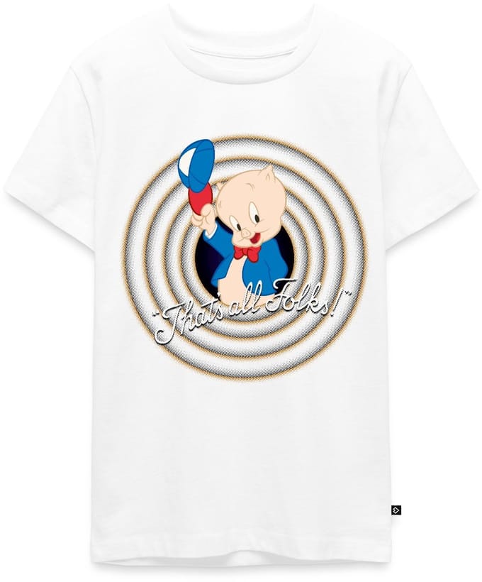 Looney Tunes Porky Pig Premium T-Shirt Tiener