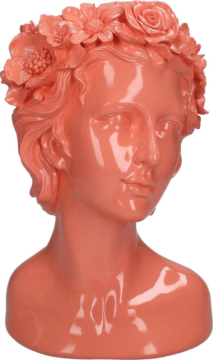 Vaas Lady in Pink - Roze - Vrouw - 18 X 19 X 29cm