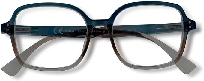 Noci Eyewear QCB347 leesbril Giulia +1.00 Blauw met beige