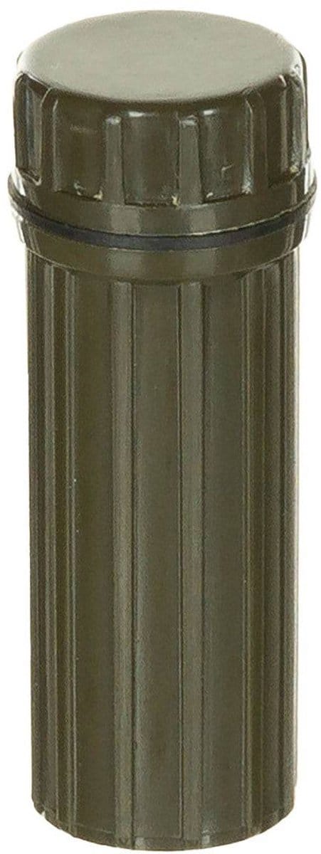 Fox Outdoor - waterdichte hiking box, rond, legergroen
