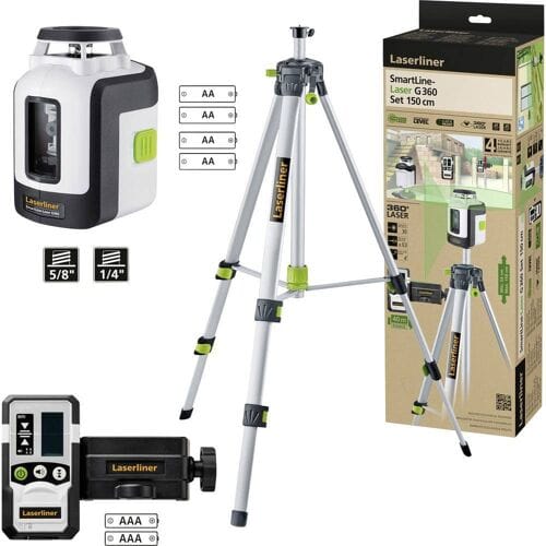 Laserliner SmartLine-Laser G360 Set 150cm 360°-lijnlaser