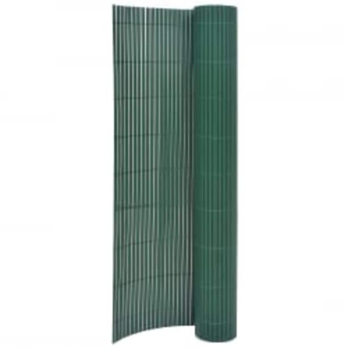 vidaXL - Tuinafscheiding - dubbelzijdig - 90x400 - cm - groen