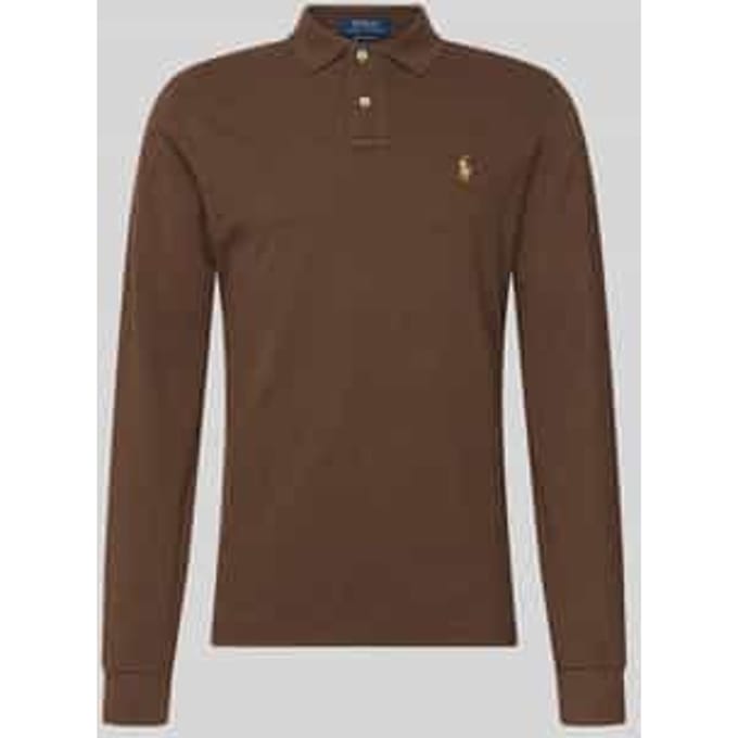 Slim fit poloshirt van puur katoen