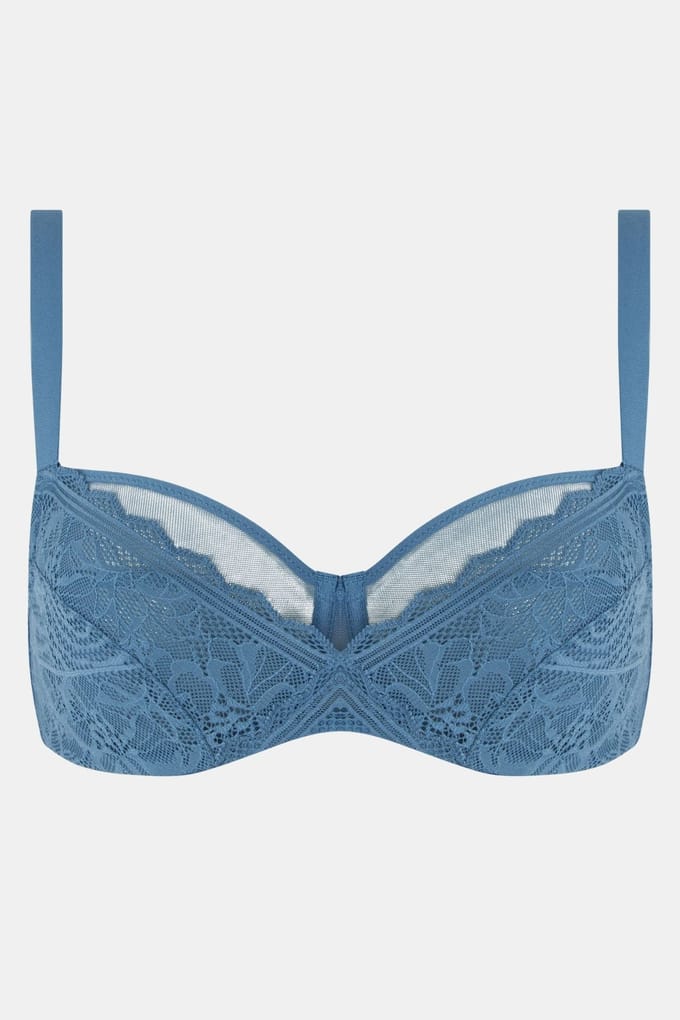 Chantelle Co Bra Underw. Very Covering Jeans Blue Größe: E100 | BHs Outlet | Damen | Blau