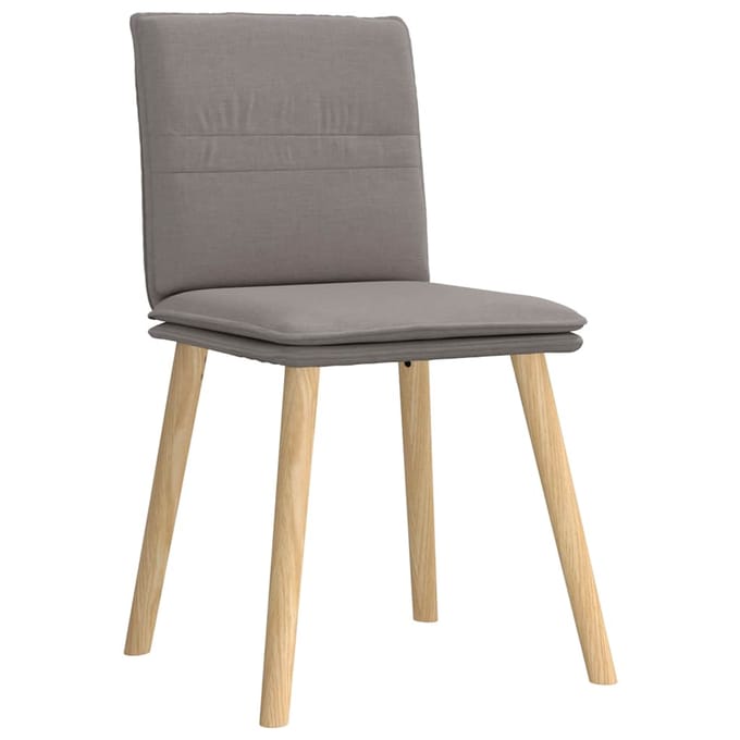 vidaXL - Eetkamerstoelen - 6 - st - stof - taupe