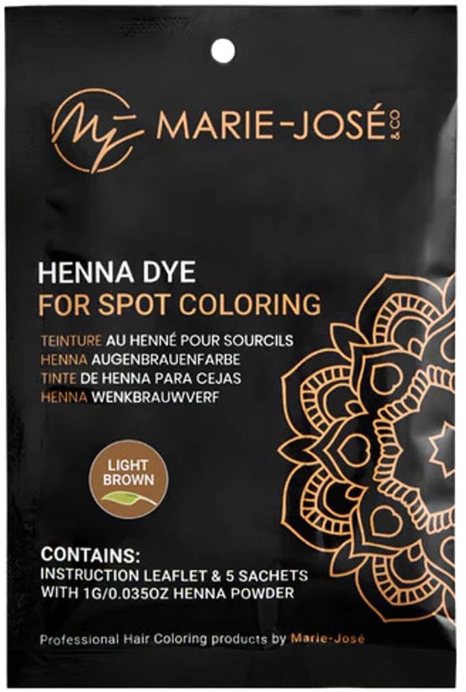 Marie-José Henna Spot Color Haarverf - Lichtbruin - 5g