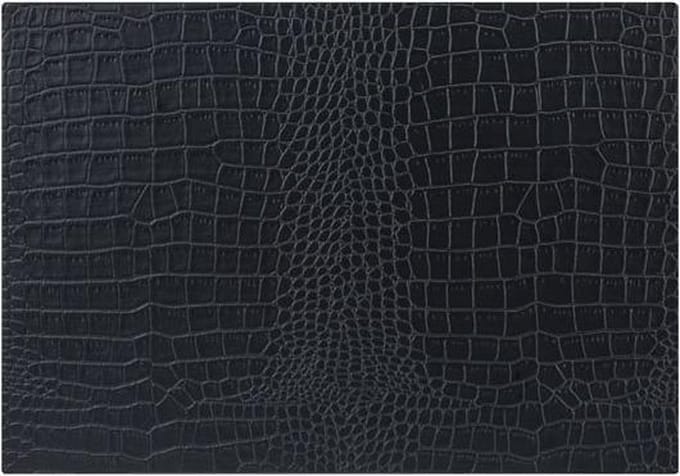 Cosy & Trendy Placemat Leder Look Zwart 43xh30cm