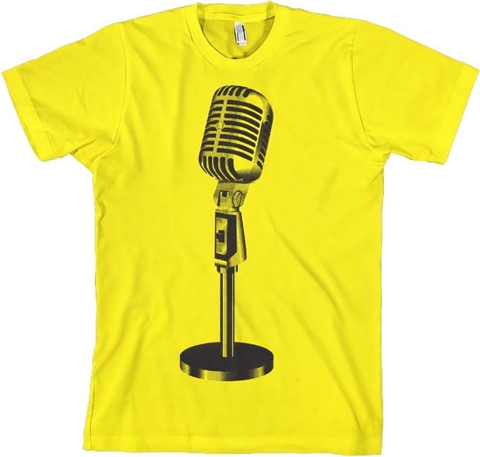Hybris Oldschool- Micro, tel.on, e-T-shirt geel