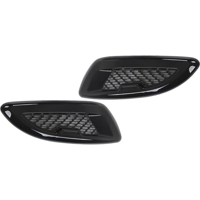 Style Dynamique Noir Brillant Calandre de Capot Évents d'Air Garnitures Additionnelles Remplacement Pour Land Rover Range Rover Evoque L538 12 à black