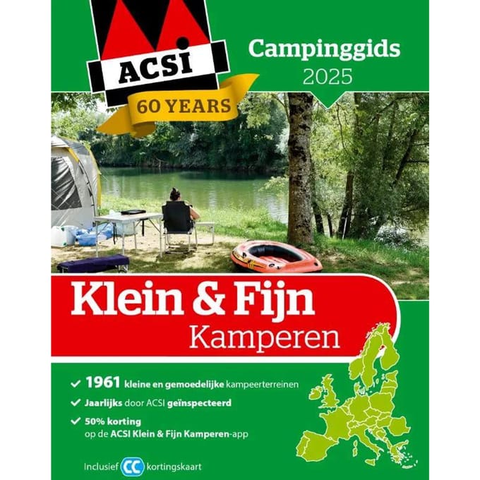 ACSI Klein & Fijn Kamperen gids 2025