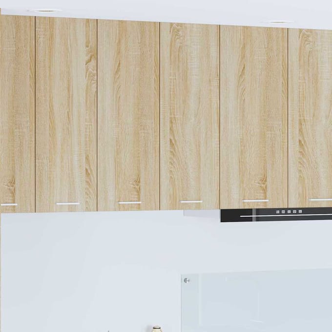 vidaXL - Hangkast - Sonoma - Eik - 60 - x - 31 - x - 80 - cm - Bewerkt - hout