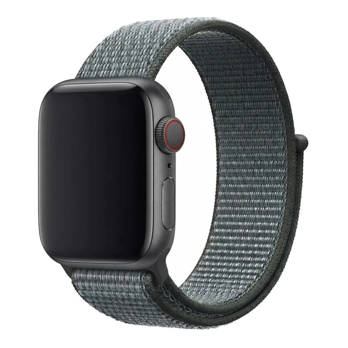 2+1 | Apple Watch Bandje Osvo - Geweven - Nylon - Storm Grijs