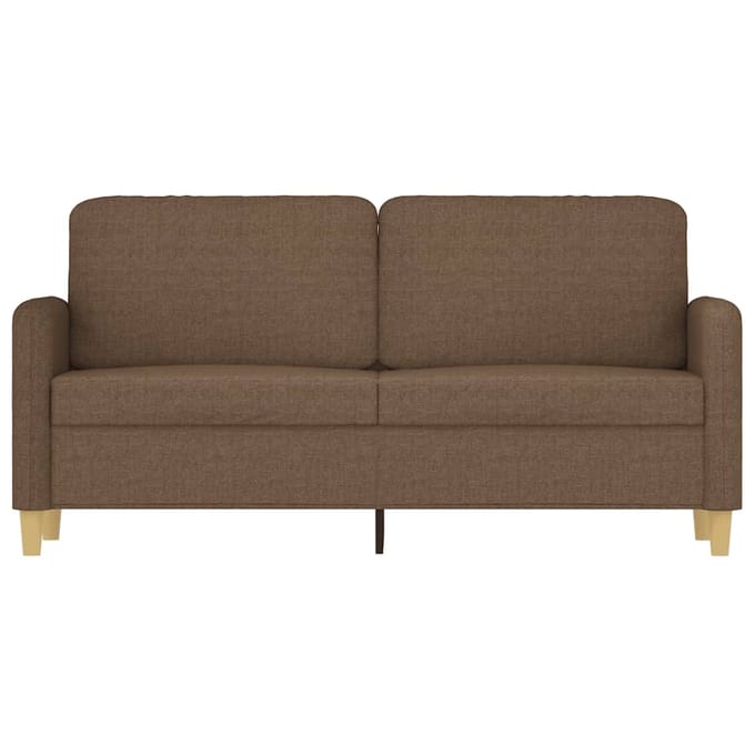 vidaXL - Tweezitsbank - 140 - cm - stof - bruin