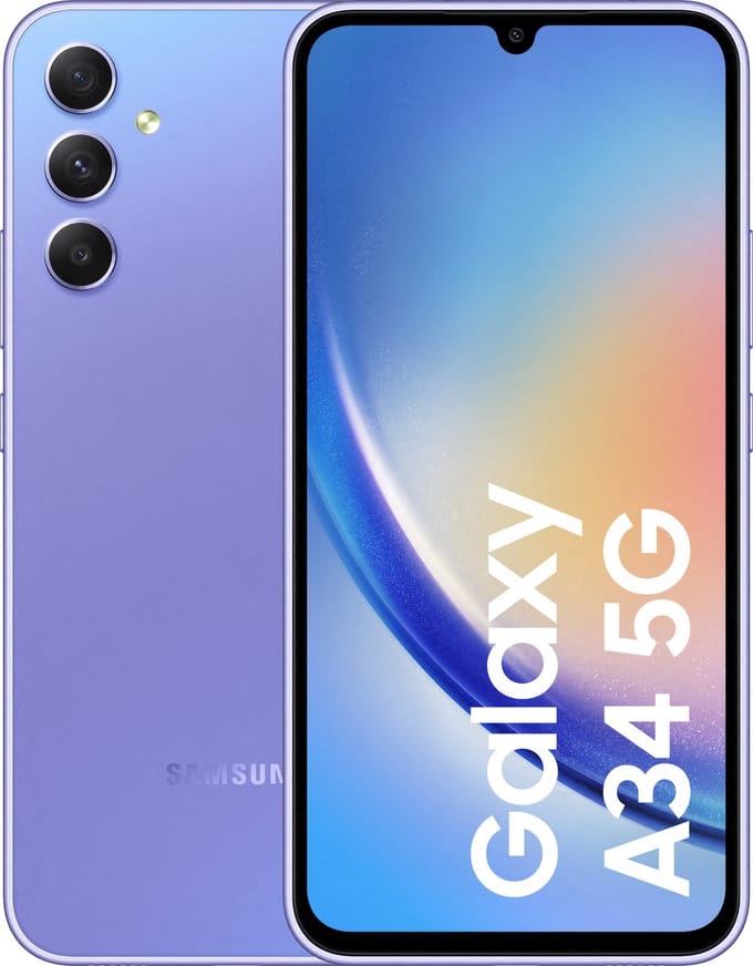 Samsung Galaxy A34 5G - 128GB - Awesome Violet