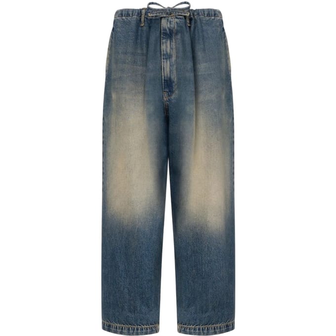Vrouwenbroek Moschino Jeans - pantalone denim firma 12.5 oz - blauw