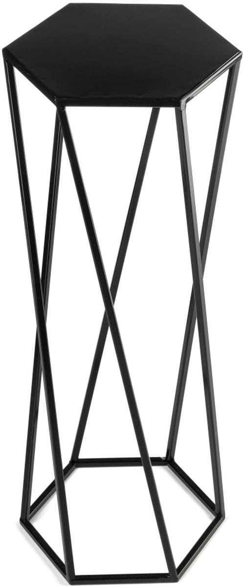 LoftPlant Modern - Plantenstandaard - Modern loftdesign - Staalconstructie - Zwart - 70 cm