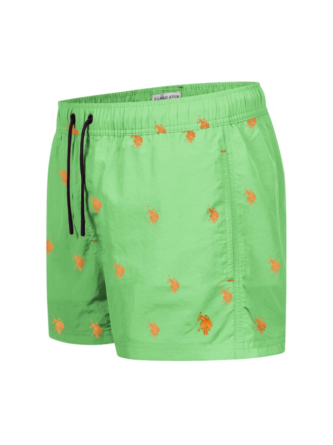 U.S. Polo Assn. heren zwemshort met allover logo design