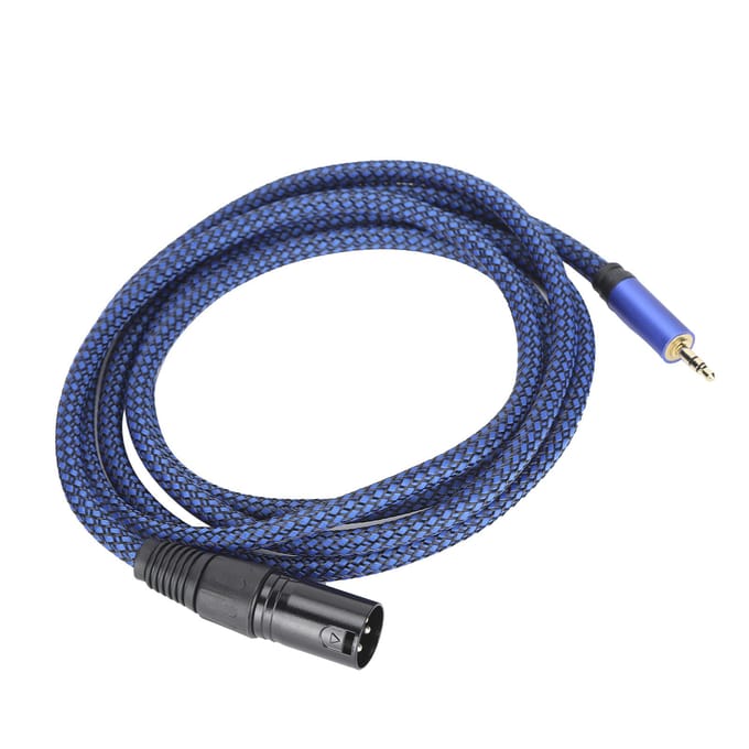 JORINDO XLR Mannelijk naar 3.5mm Jack Gebalanceerde Signaalkabel XLR naar 18 inch Microfoonaansluiting