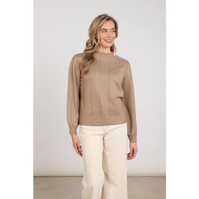 Nukus Nkf03085 60 molly pullover strass taupe