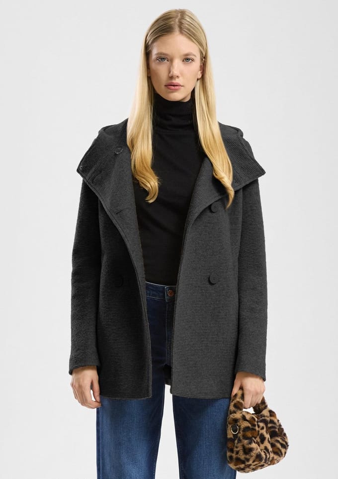 s.Oliver -qs Jackets Outdoor Black Taglia: M | Giacche invernali Outlet | Donna | Nero