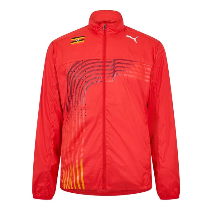 Puma Warm-up-trainingsjas voor heren (Rood)