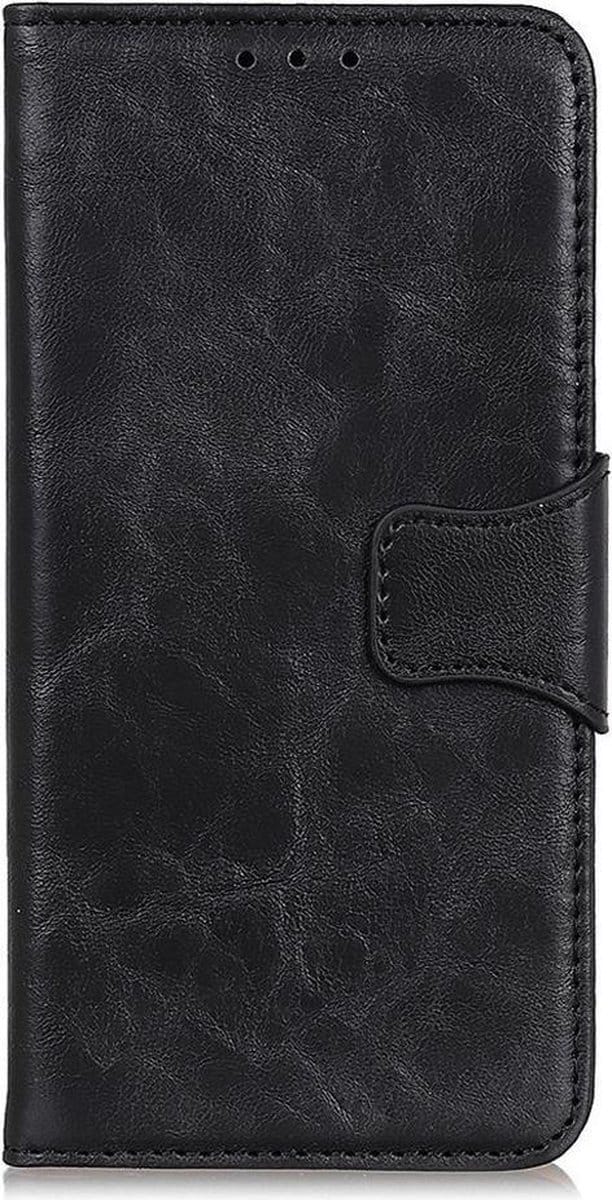 Shop4 - Alcatel 1S (2021) Hoesje - Wallet Case Cabello Zwart
