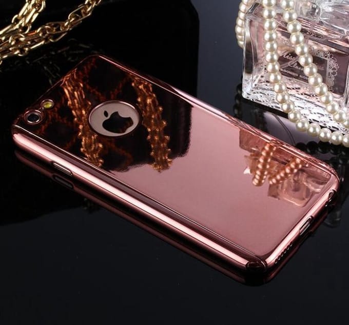 360-graden Beschermhoes Set voor iPhone 6 /6S Plus _ Roze Goud