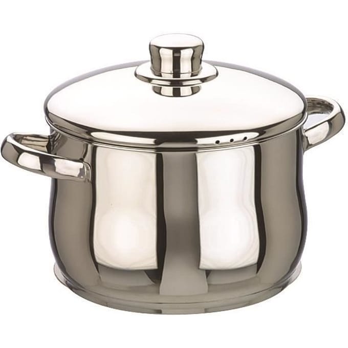 IBILI - Marmite avec couvercle Oslo, 24 cm, Acier inoxydable, Compatible avec l'induction