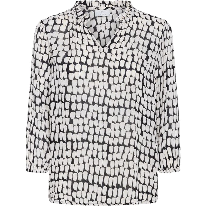 Damesblouse met 3/4 mouwen KAFFE Edita