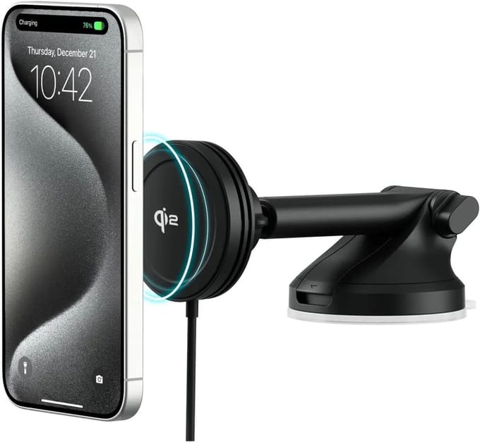iOttie Velox Mini Qi2 MagSafe Autolader & Houder 15W