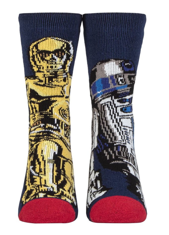 Heat Holders Lite - Star Wars wintersokken voor kinderen - R2D2 & C3PO