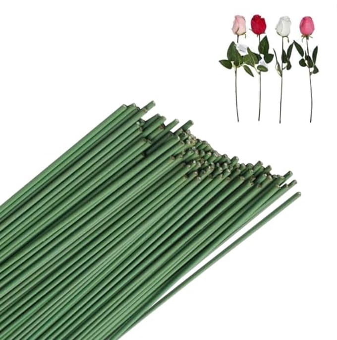 100 stuks groene bloemendraad voor creatief knutselen