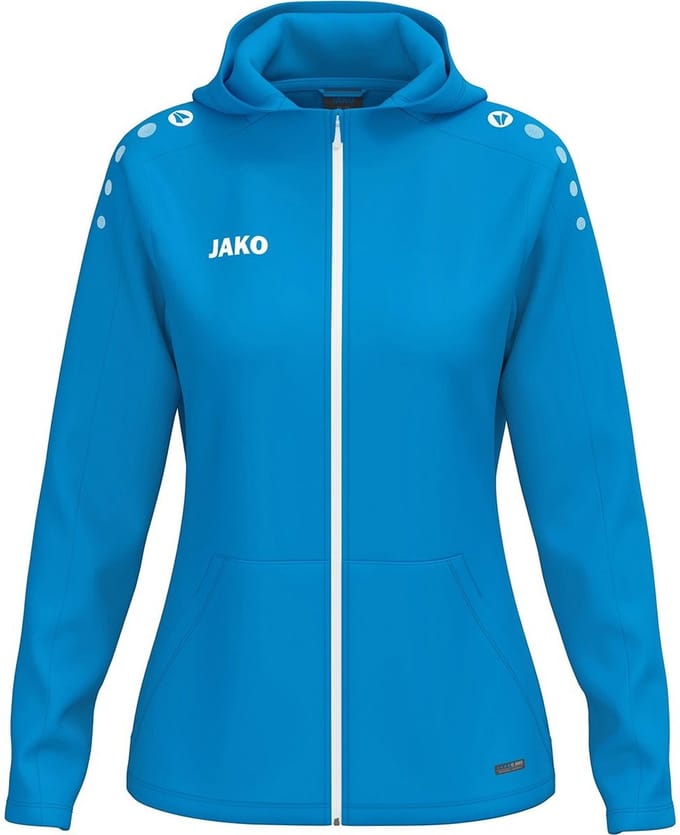 Jako One Jas Met Kap Dames - Jako Blauw | Maat: 42/44
