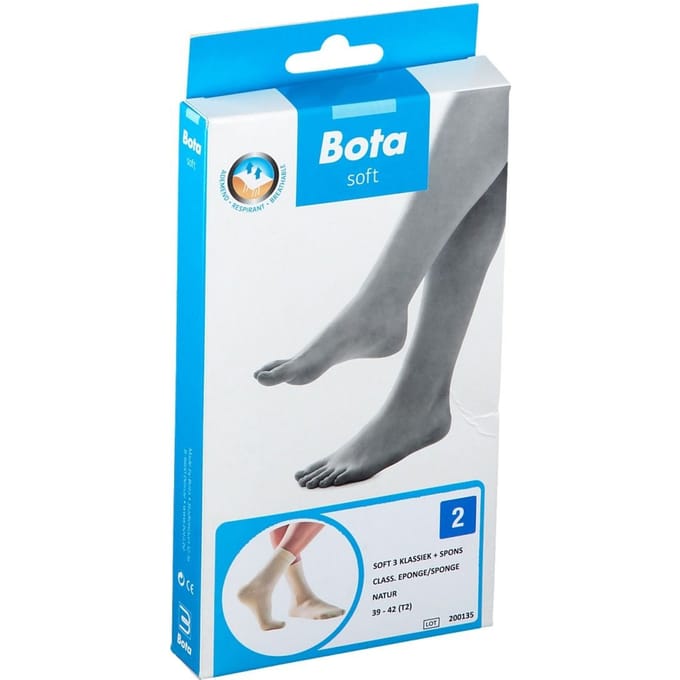 Bota Soft 3 Klassiek + Spons Natuur 39-42 2 Kousen