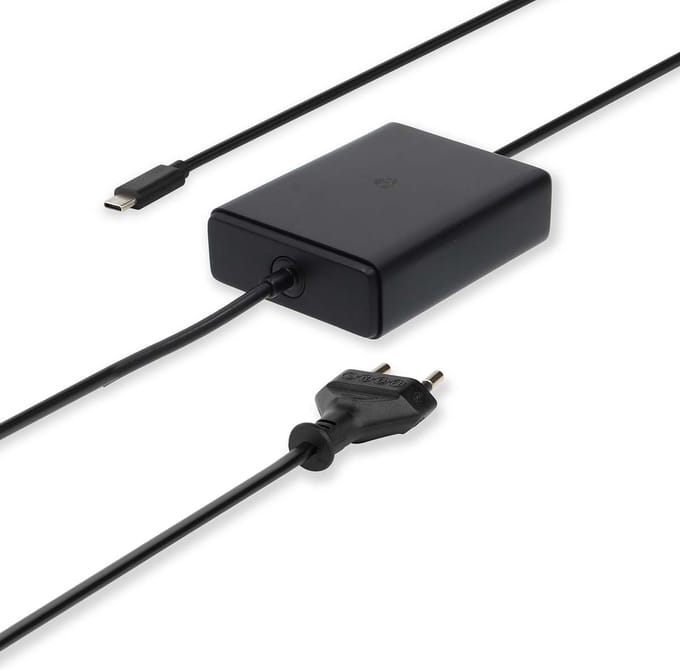 Nedis Notebook-Adapter - GaN - 45 W - 5 / 9 / 12 / 15 / 20 V DC - 2.25 / 2.33 / 2.92 / 3.0 A - Apparaat: Notebook / Smartphone / Tablet - Euro / Type-C (CEE 7/16)