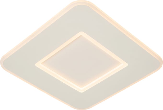 Lucide AXELLE - Plafonnière (Plafondlamp) - LED 3 StepDim - 1x24W 2700K - Wit
