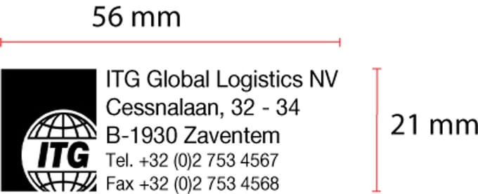 Tekstplaatje Trodat Printy 4913