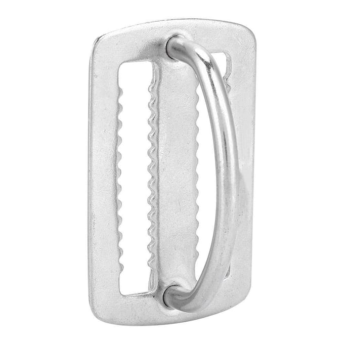 KEEP DIVING Boucle Coulissante 50mm Acier Inoxydable Sangle de Maintien de Sangle Accessoire de Plongée gray