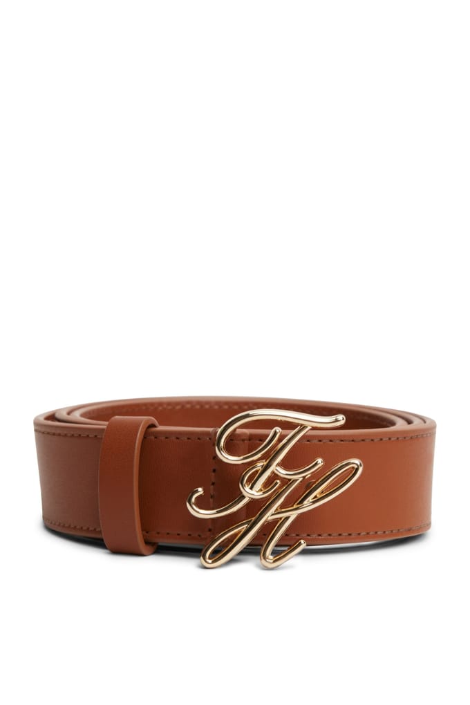 Tommy Hilfiger Script 3.0 Belt Cognac Größe: 75 | Gürtel Outlet | Damen