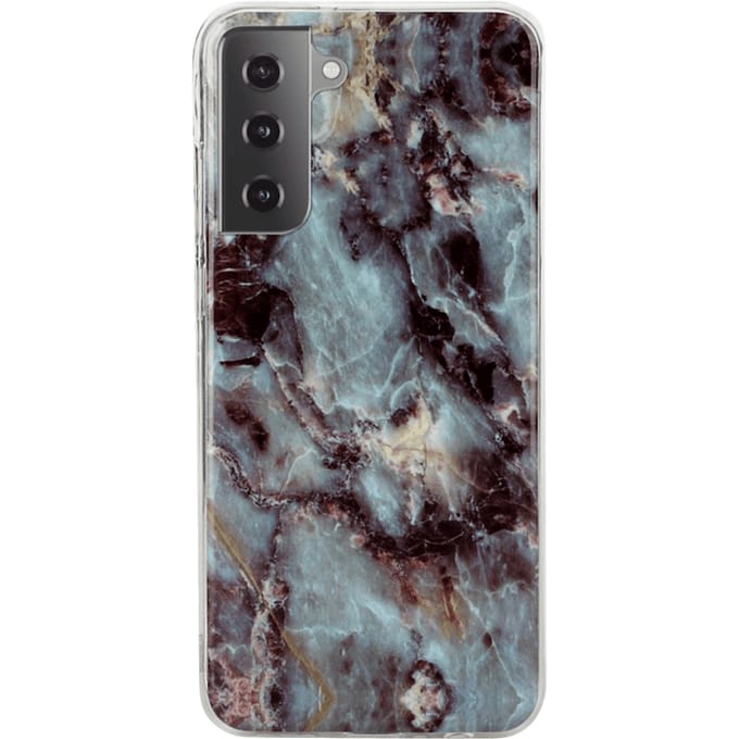Mocaa Samsung Galaxy S21 Plus Marmer Hoesje Meerkleurig