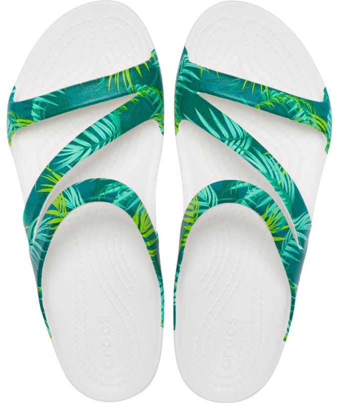 Crocs Kadee II Tropical Sandalen Wit Maat 34/35 US 5