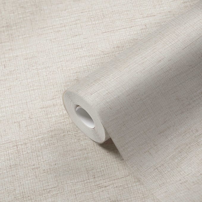 RAFFIA STIJL BEHANG | Vlechtwerk - cremewit licht beige - A.S. Création Desert Lodge