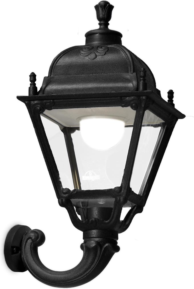 Fumagalli Simon OFIR Wandlamp Zwart E27 15W Warmwit