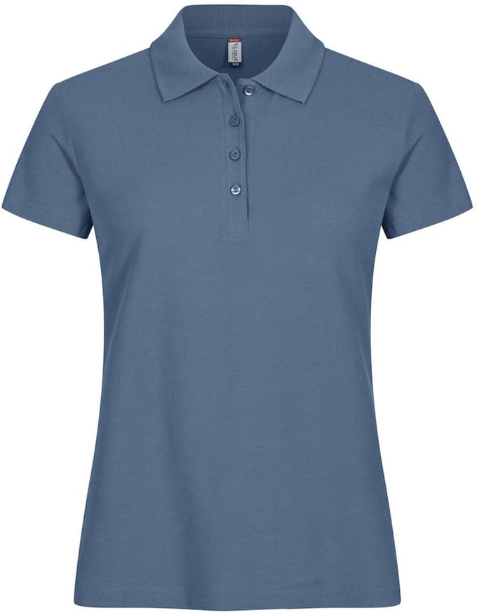 Clique Basic Polo Women 028231 - Staalblauw - S