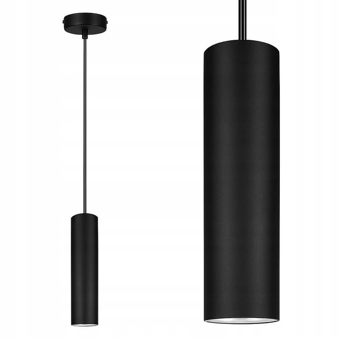 LED Hanglamp Tuba Zwart GU10 Modern Loft Industrieel
