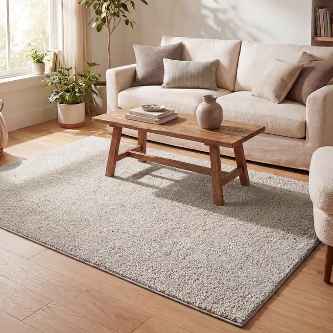 NATURL. Hoogpolig vloerkleed - Lofty Mint - 200x290cm